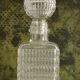 Whiskey decanter, cut glass