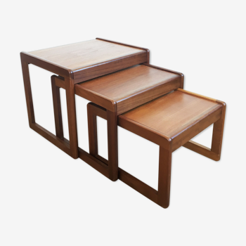 Scandinavian teak pull out tables 1950