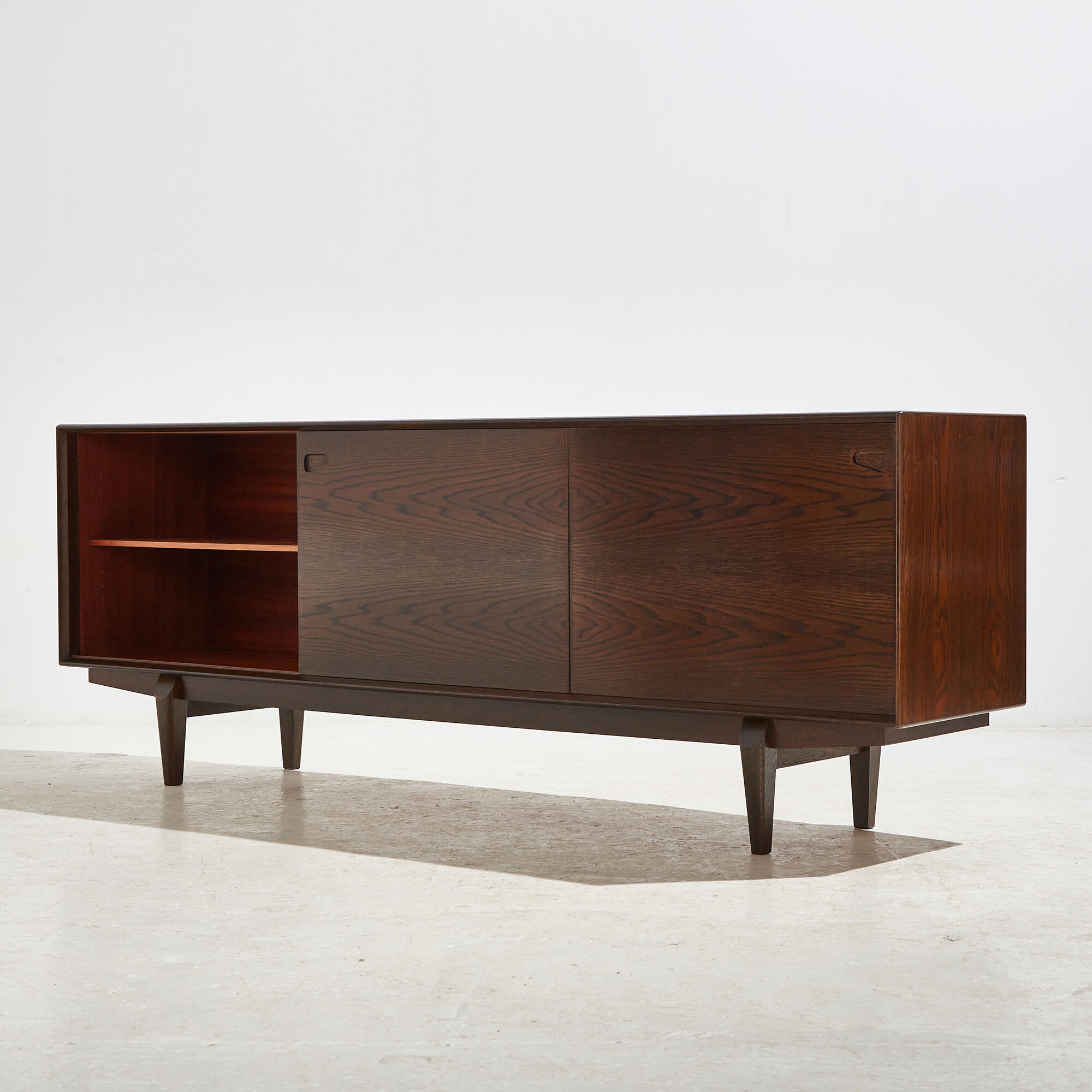 Model 65 oak sideboard by skovby møbelfabrik