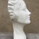 Woman bust in plaster