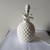 Pineapple lamp in white biscuit