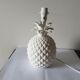 Pineapple lamp in white biscuit