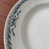 Set of 4 ironstone plates Longchamp model Belleville – Vais