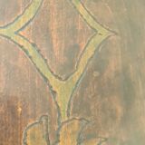 Antique Art Deco free standing wooden shelf