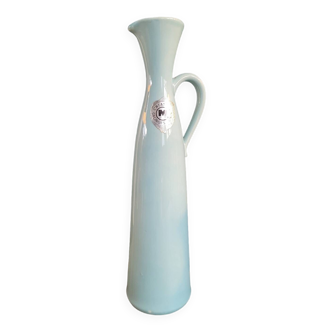 Carafe Georges Monin en porcelaine bleu ciel