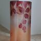 Legras quadrilobed vase from the "ruby" series in glass (1900 - 1910)