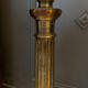 Silver-plated candle holder lamp - 19th century - antique