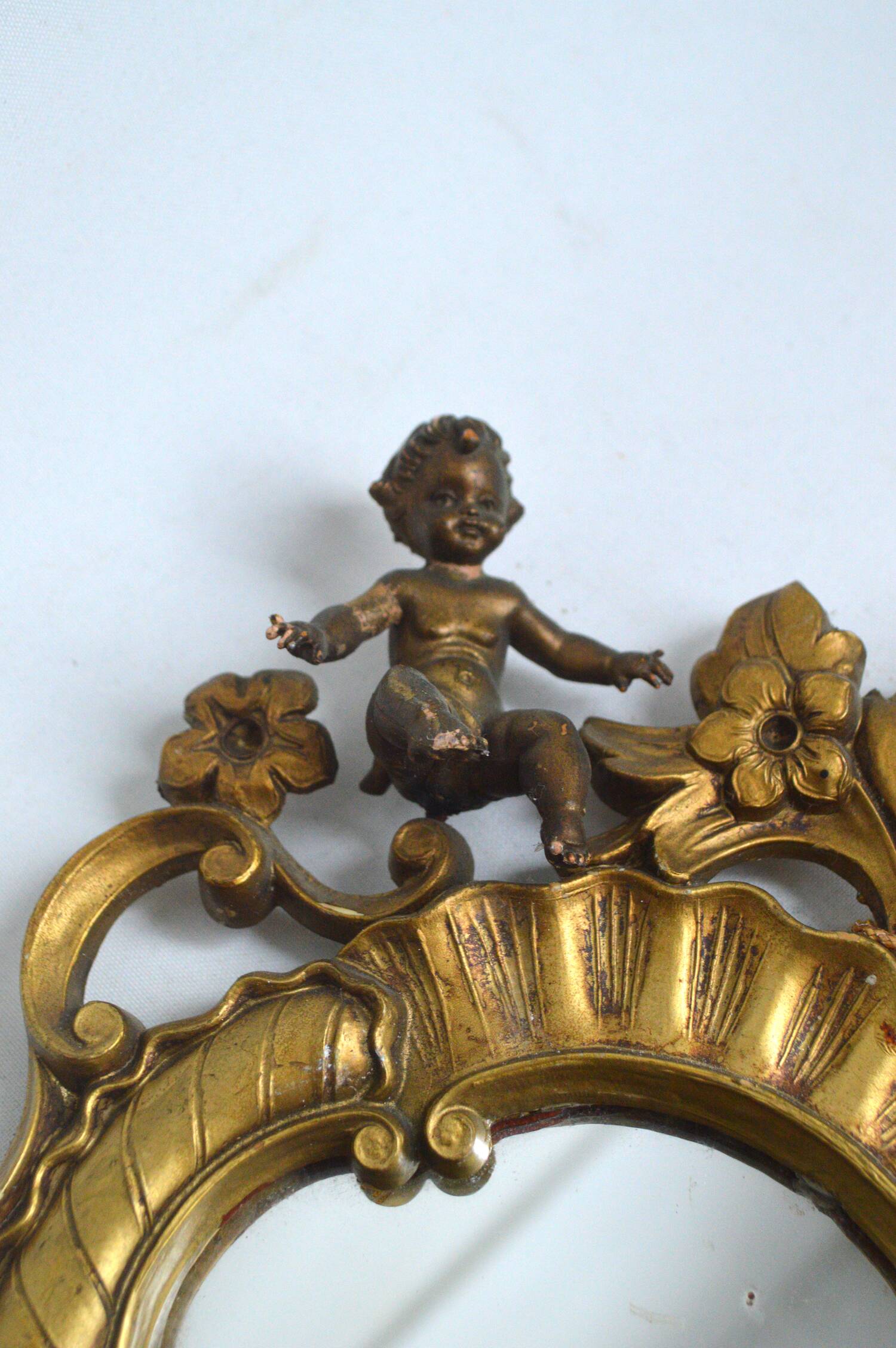 Small vintage Italian mirror