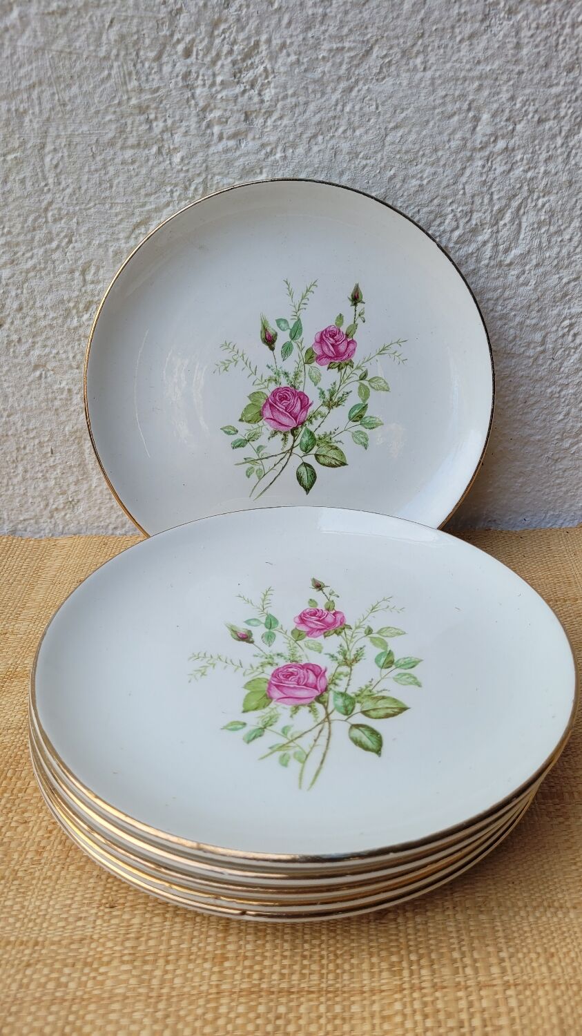 Dessert plates 50's