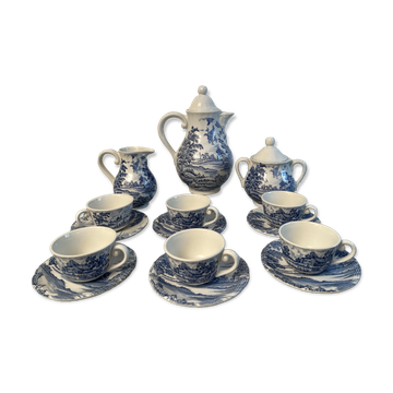 English style coffee service 70s