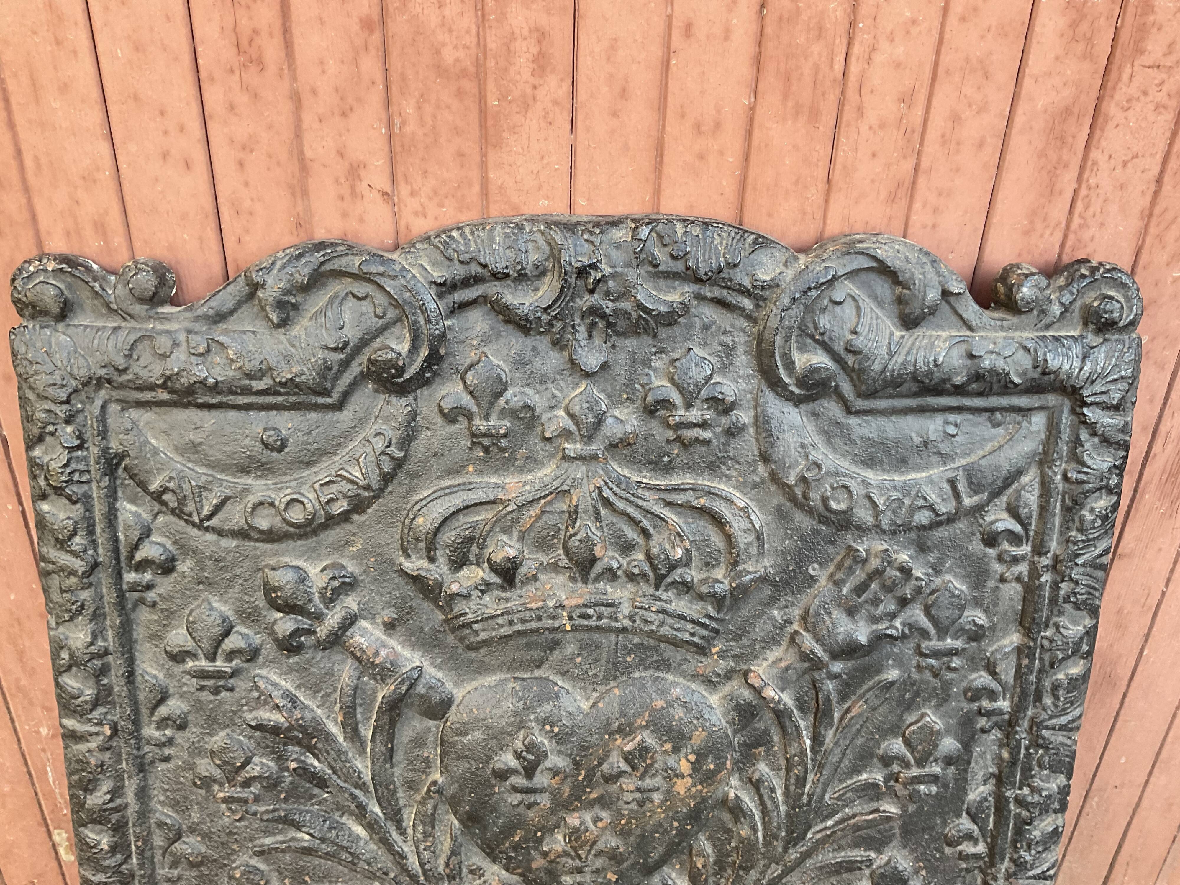 Chimney plate