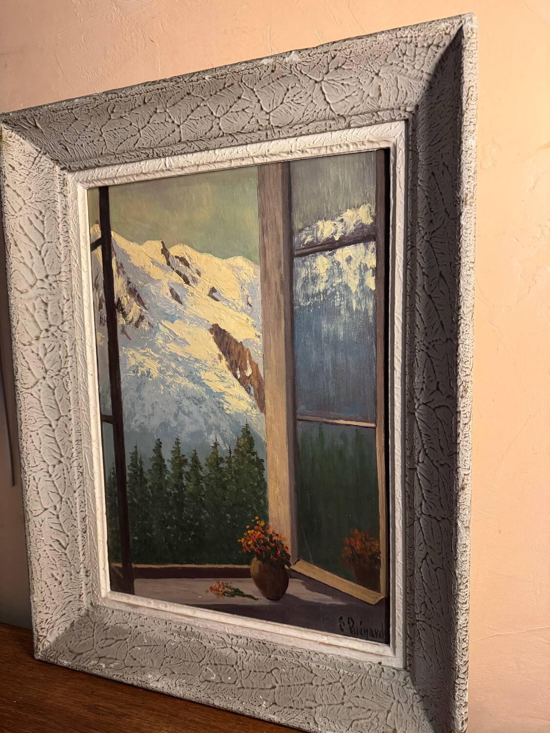 Mountain painting by Lucien Quenard
