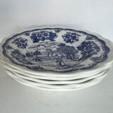 5 hollow plates English décor