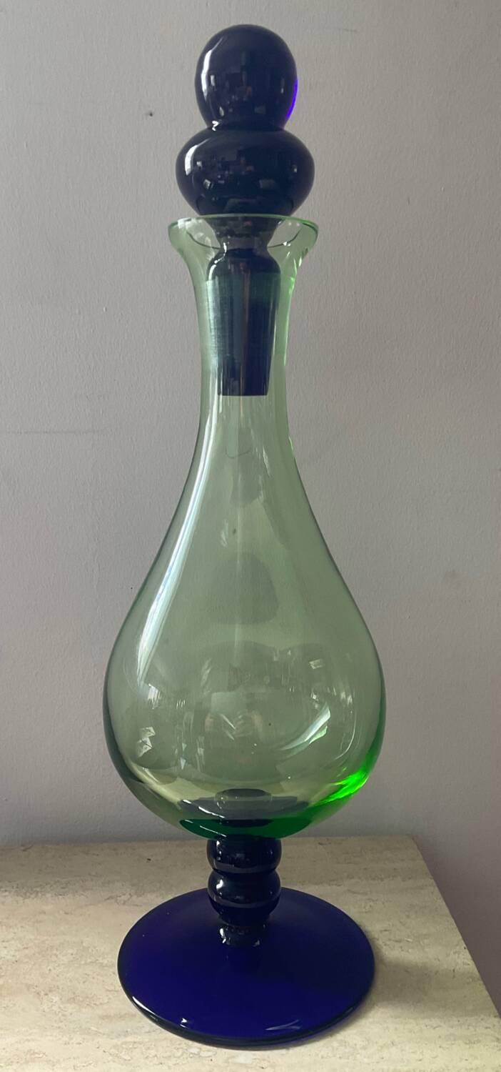 Vintage Murano glass carafe from the 70s