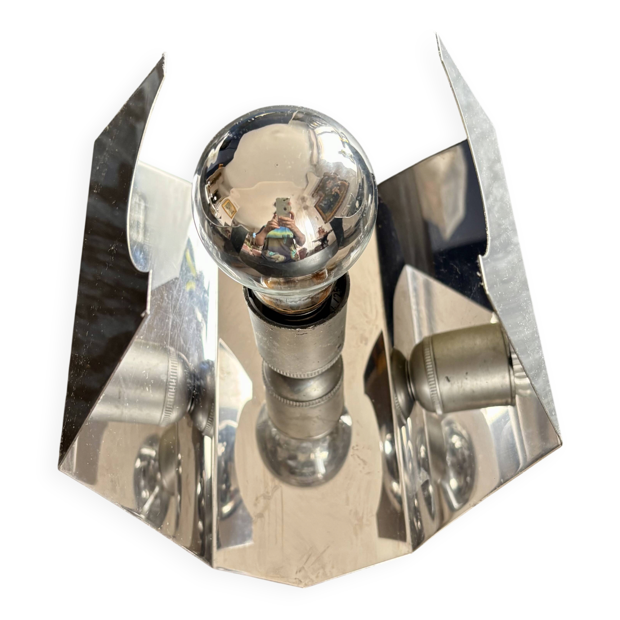 1970s Space Age style vintage wall light