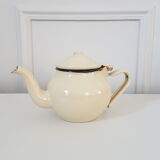 Enamelled teapot