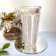 Vintage chiseled glass vase