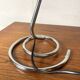 Space-Age chrome spiral desk lamp ⎜ 1980s