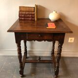 Old wooden side table