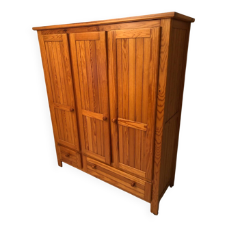 Solid pine wardrobe