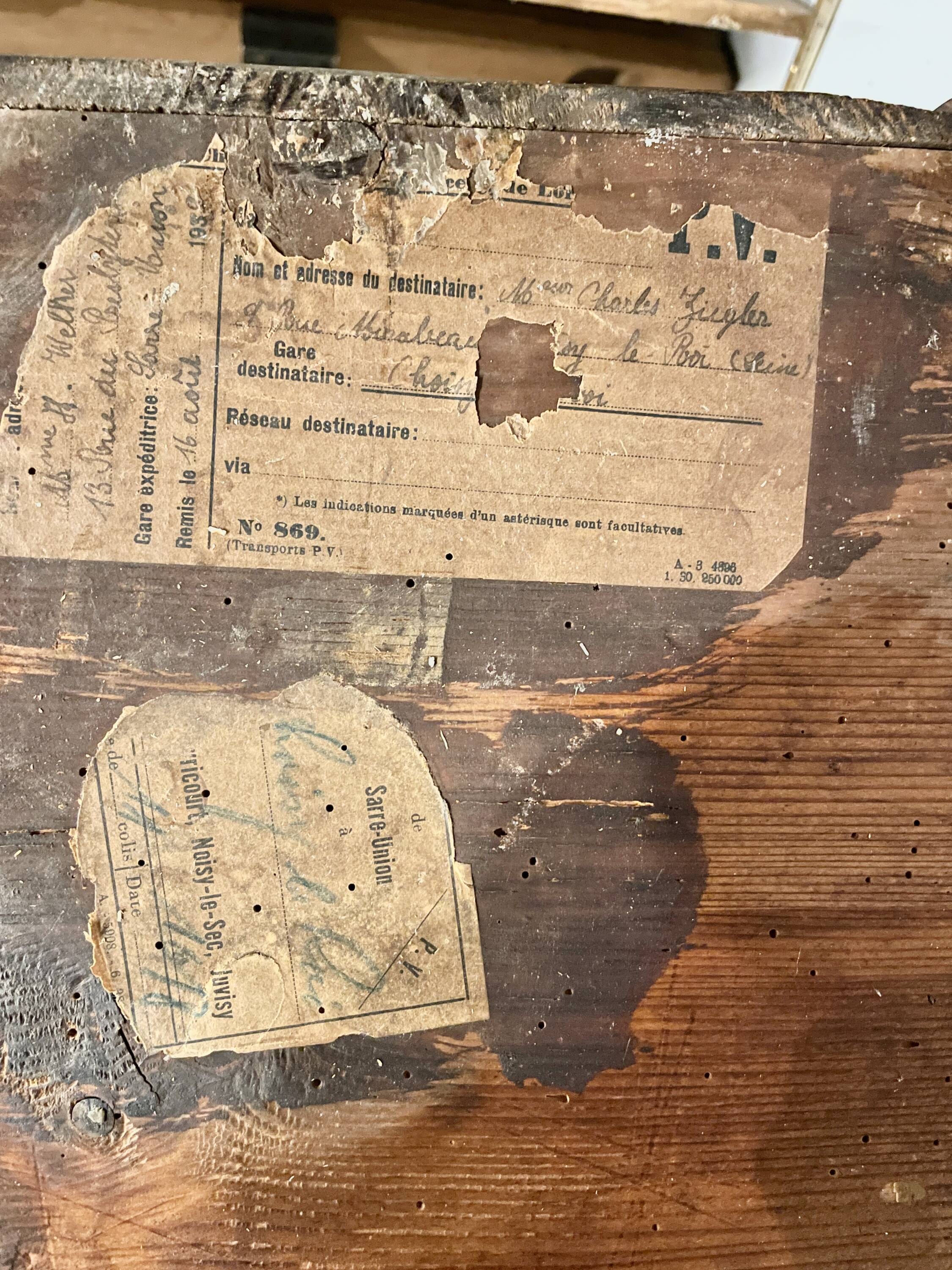 Antique solid pine wardrobe, reimagined in Celadon Green.