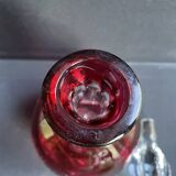 Overlay cut crystal carafe – Cristallerie d’Art Roger Gross Le Clairupt Baccarat