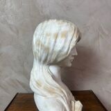 Marble bust of a woman