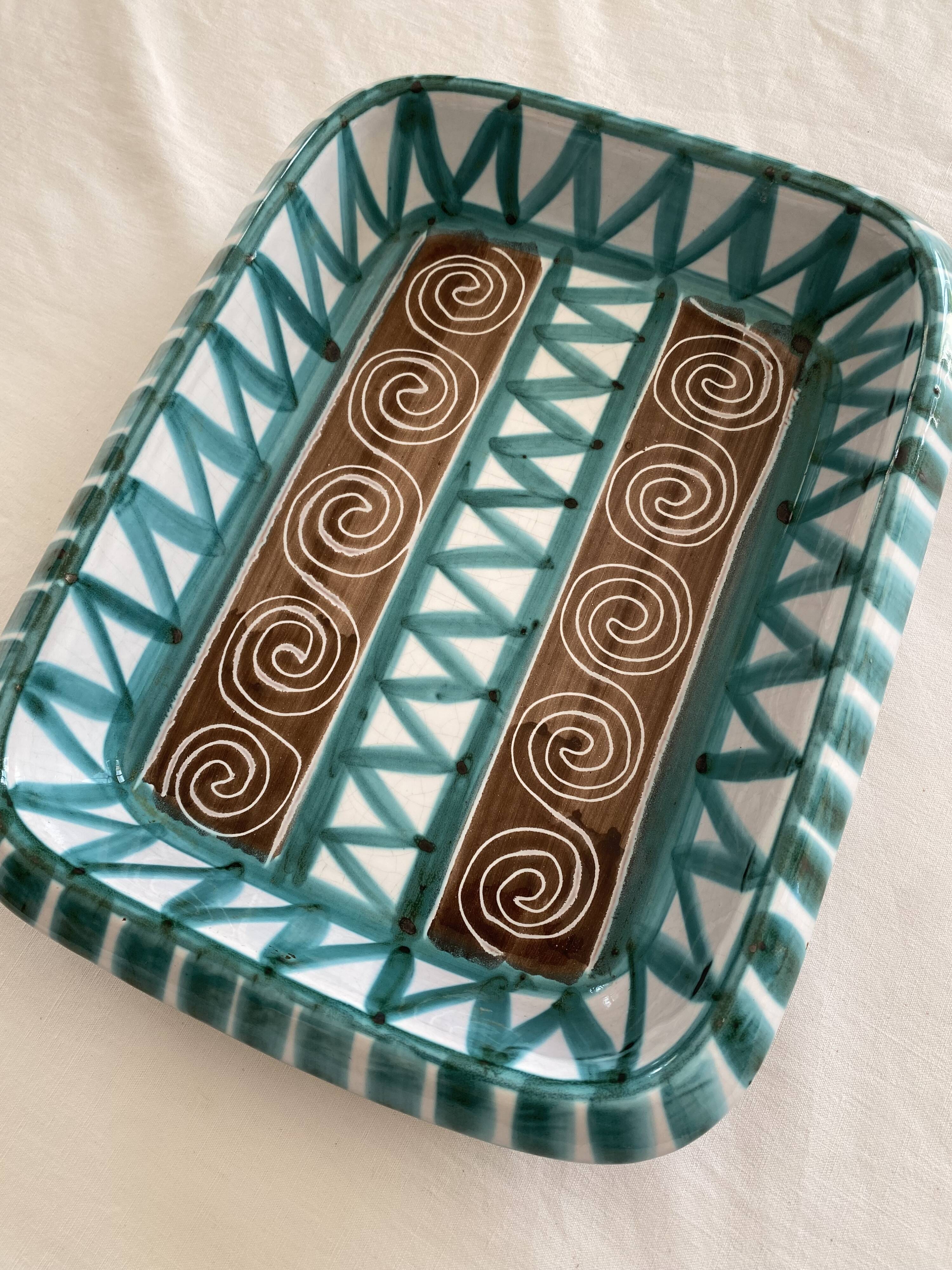 Large dish by Robert Picault