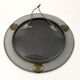 Vintage metal and brass openwork mirror Vereinigte Werkstätten Munich 1950
