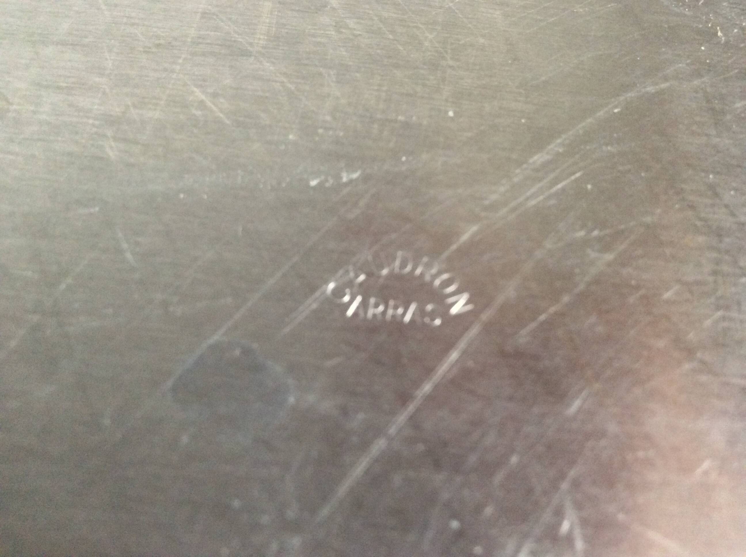 Stainless steel pearl plate