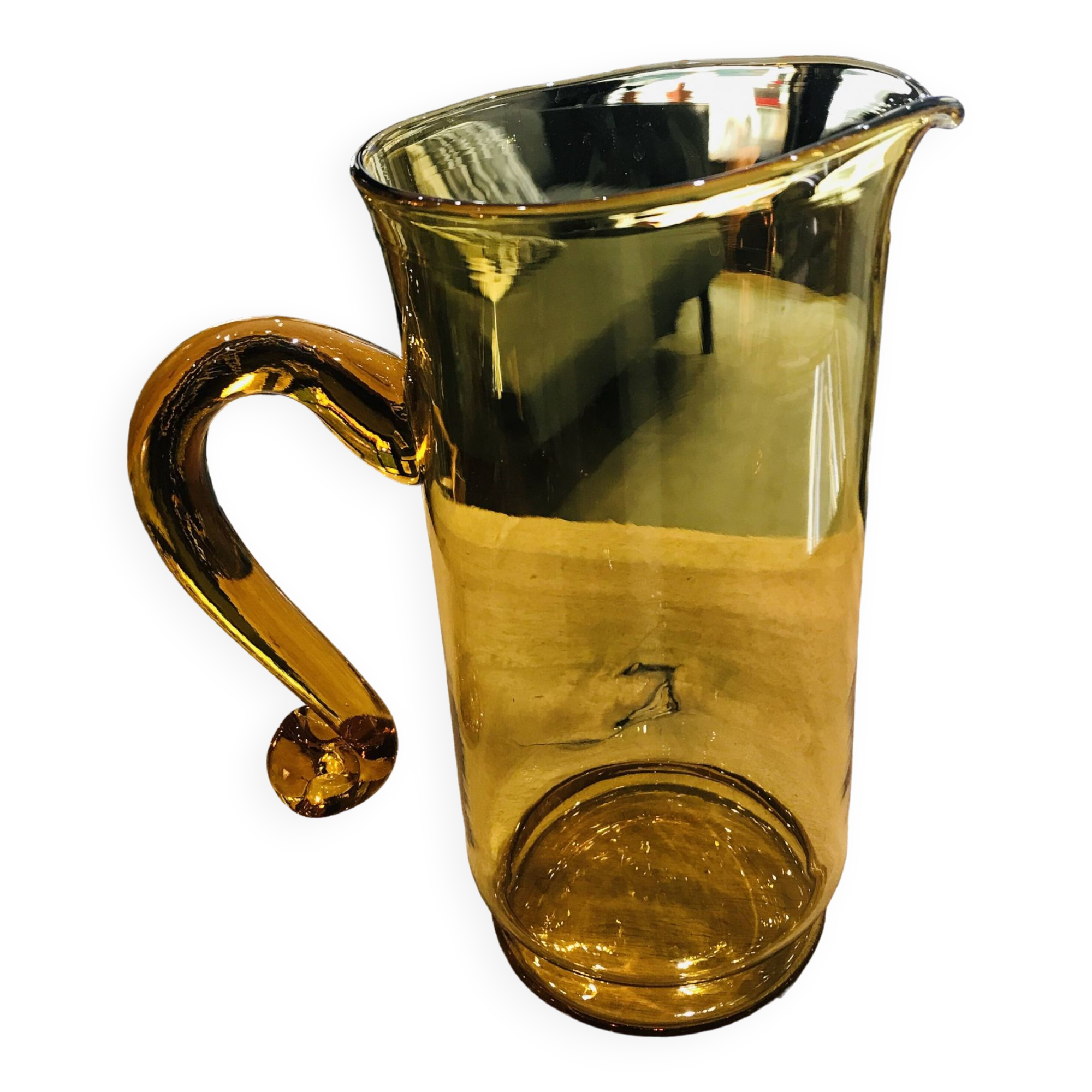 Blown glass pitcher Poland