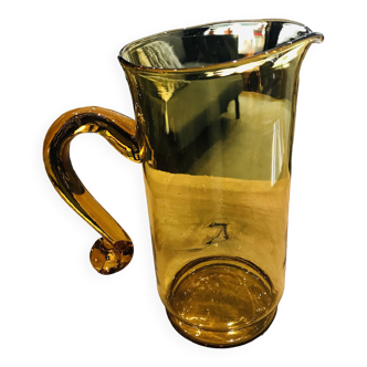 Blown glass pitcher Poland