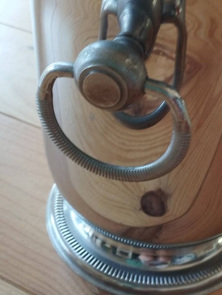 Champagne bucket with pedestal in 18/10 stainless steel – Jean Couzon, France 1970