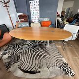 Florence Knoll Oval Desk Table for Knoll International circa 1980