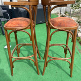 Wooden bar stools