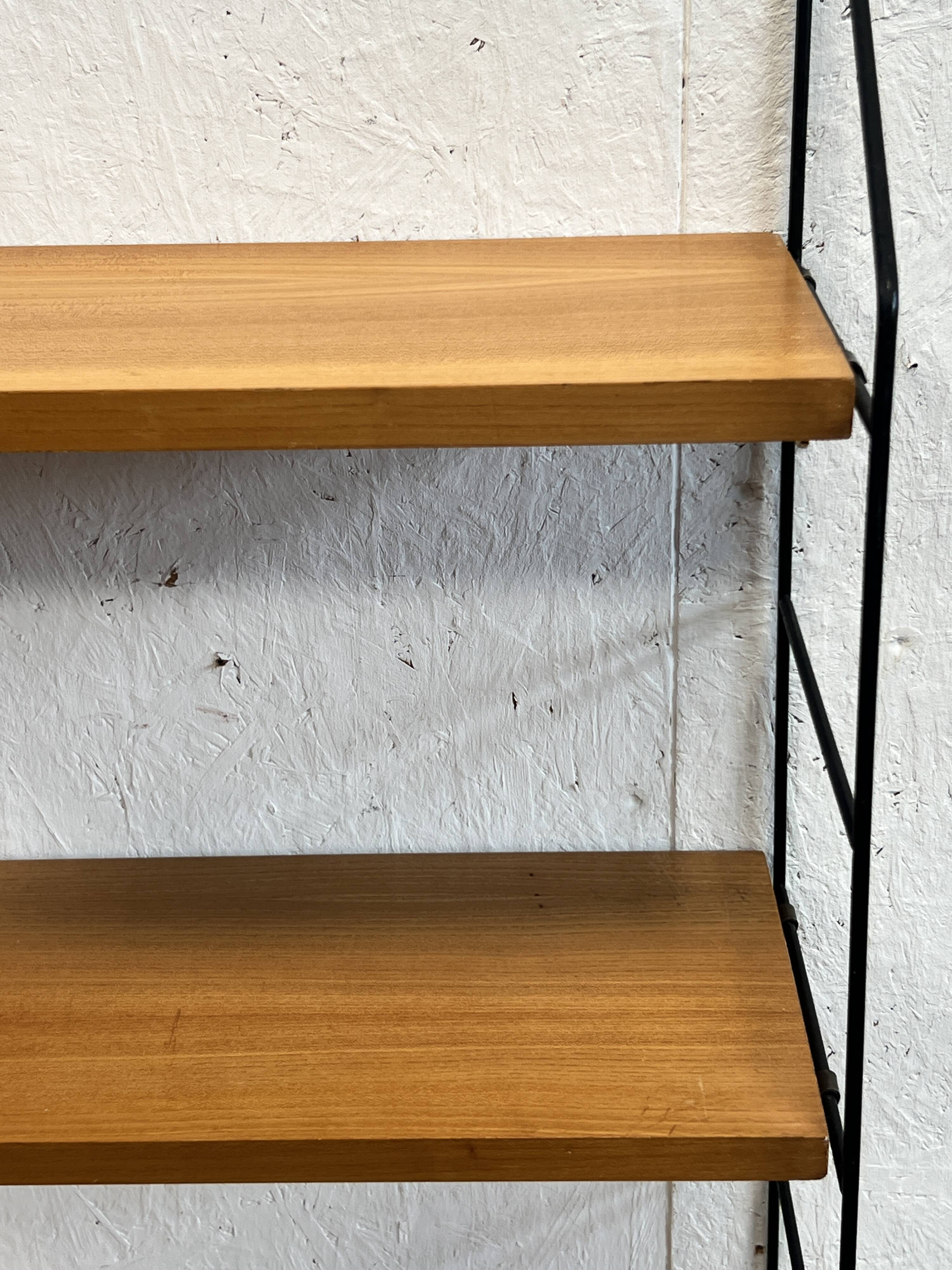 Vintage Wall Shelf / Wall Unit, String Sweden 1970's