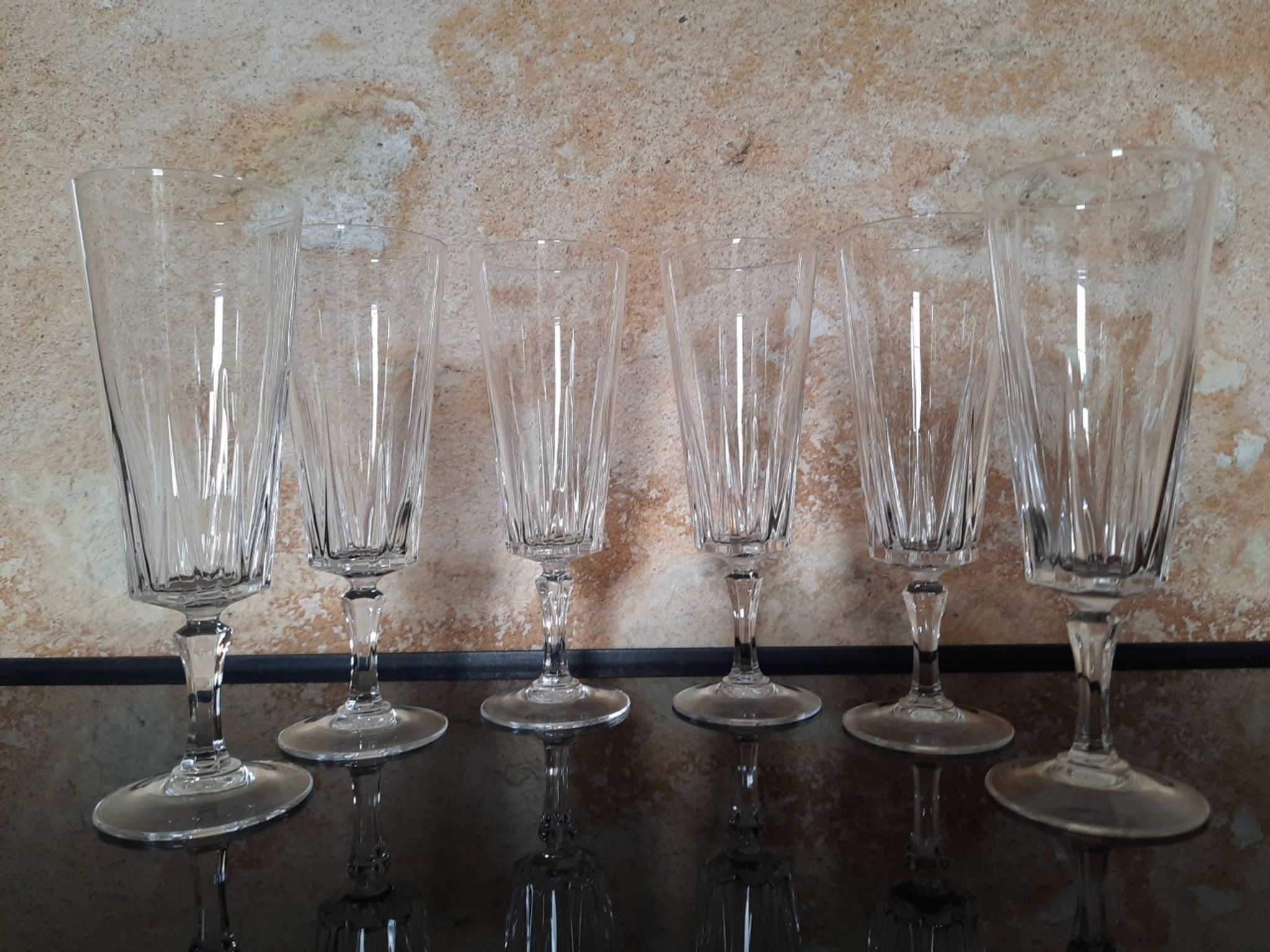 Lot de 6 flûtes à champagne