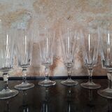 Set of 6 champagne flutes