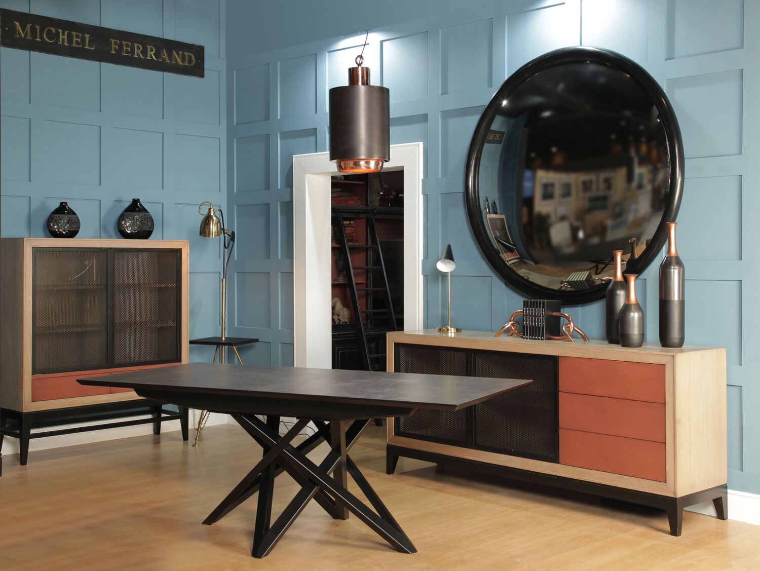 Vaisselier porte métal