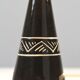 Black ceramic table lamp with sgraffito detail, Scandinavia, 1960s/1970s