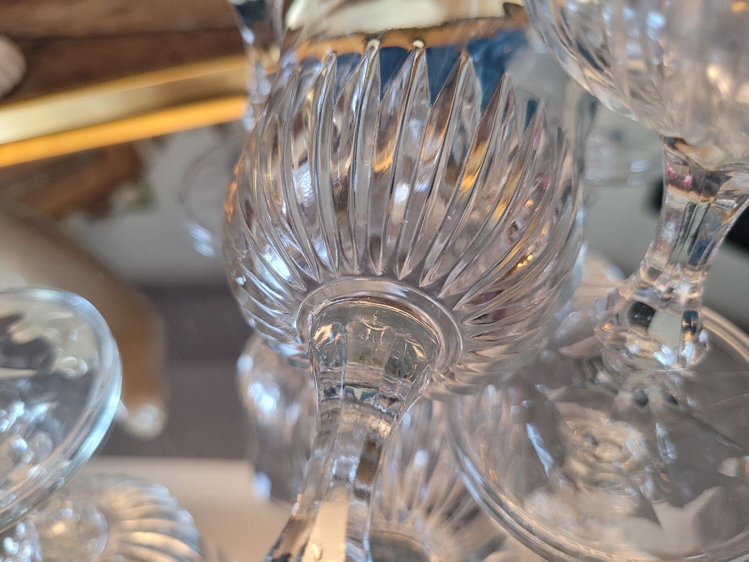 70's stemware