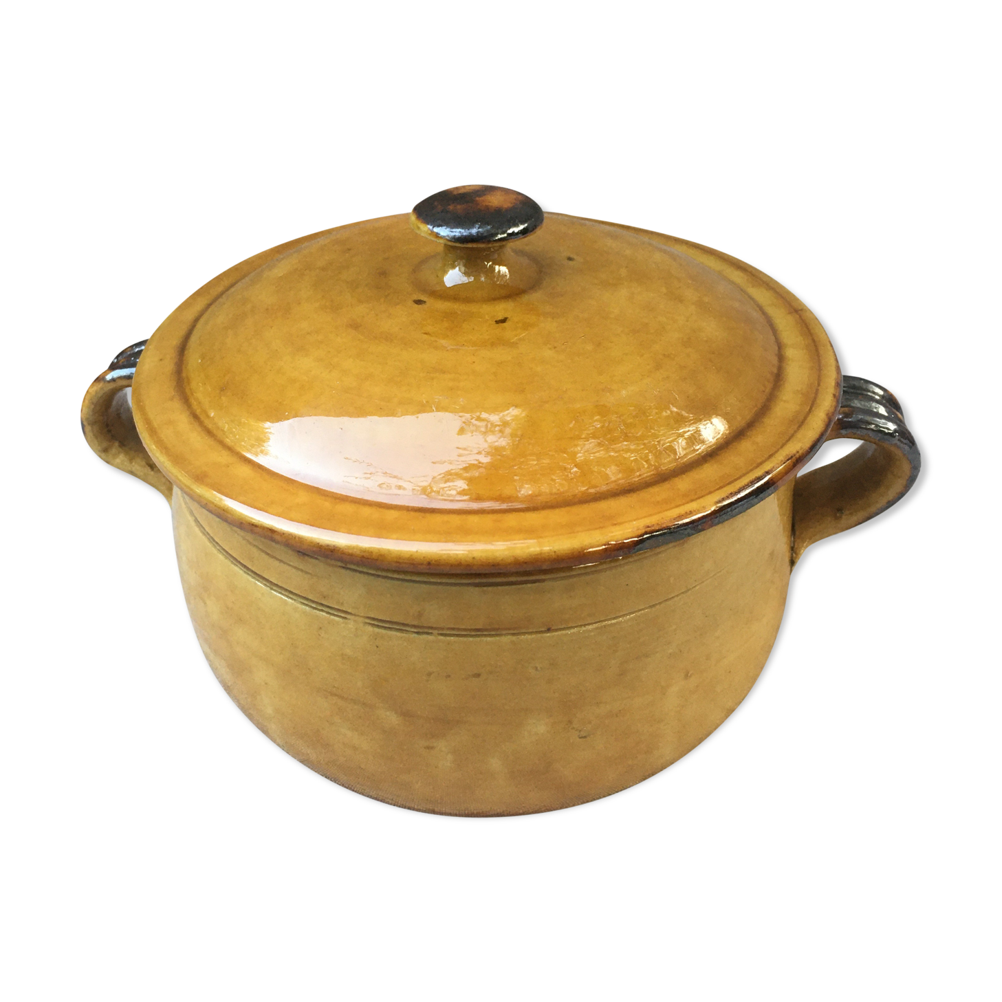 Vallauris Aegitna Saltalamacchia lidded handle pot