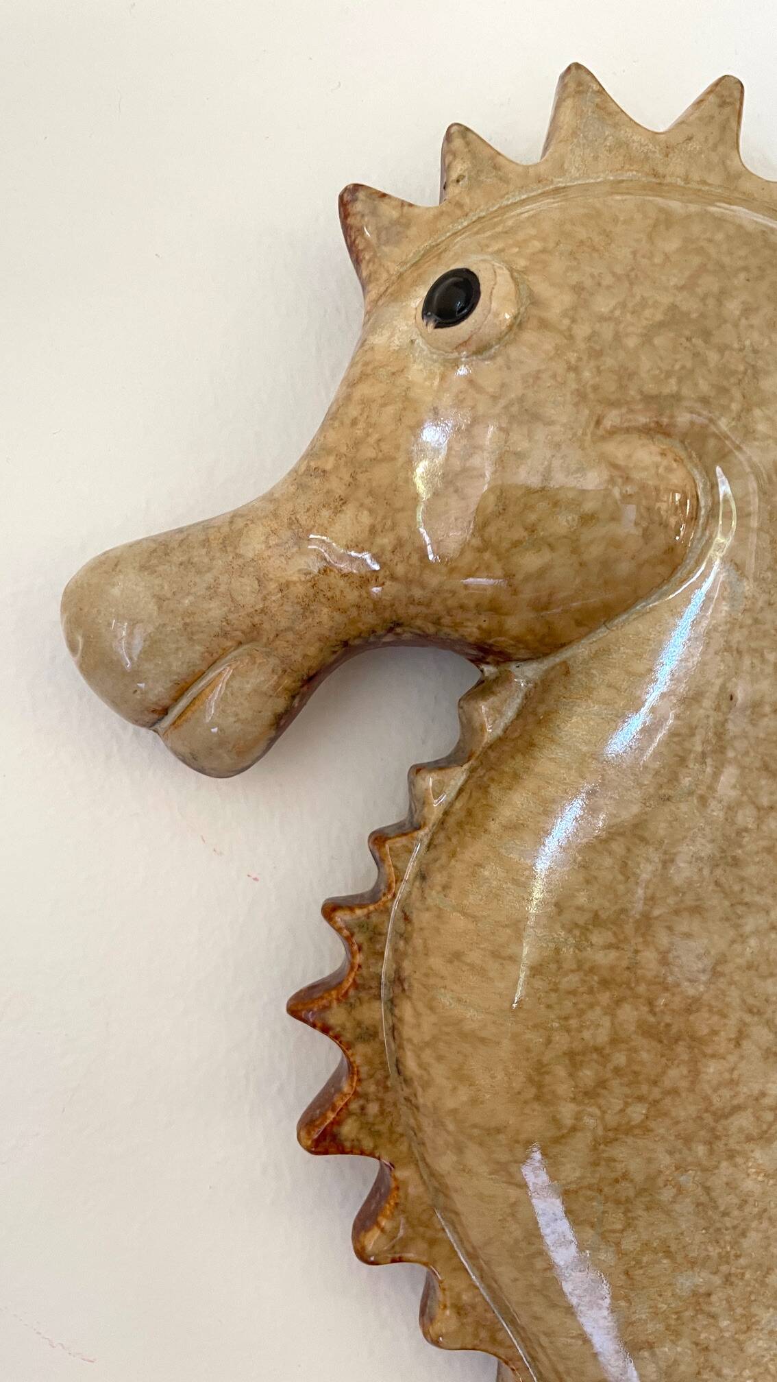 SEAHORSE Ceramic Wall Hanging VINTAGE