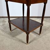 Small Chiffonnière Living Room Table in Mahogany, Louis XVI – 18th Century