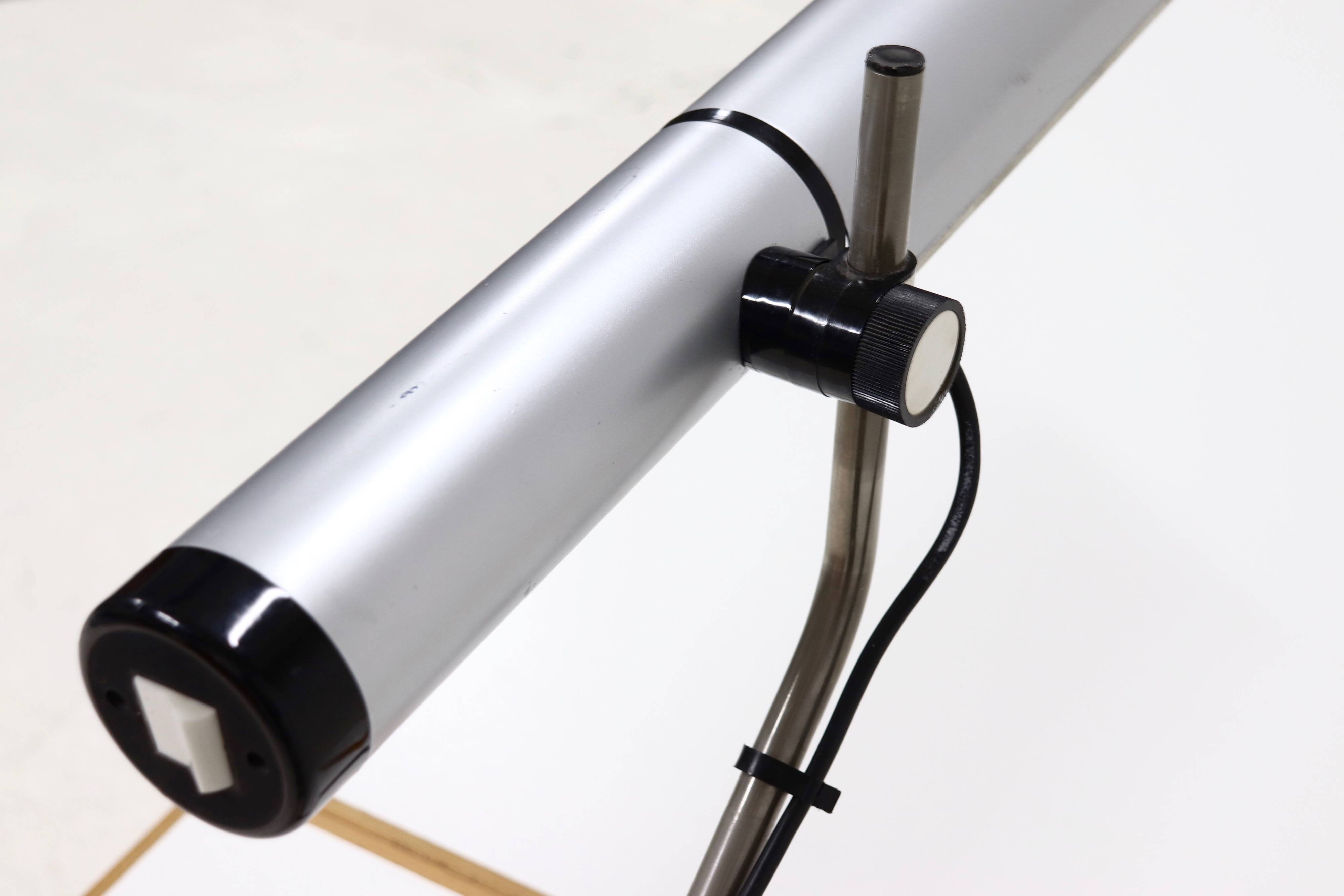 Architect Fluorescent Tube Desk Lamp 1970s