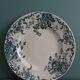 Saint-Amand ironstone and Hamage Campanule flat plate