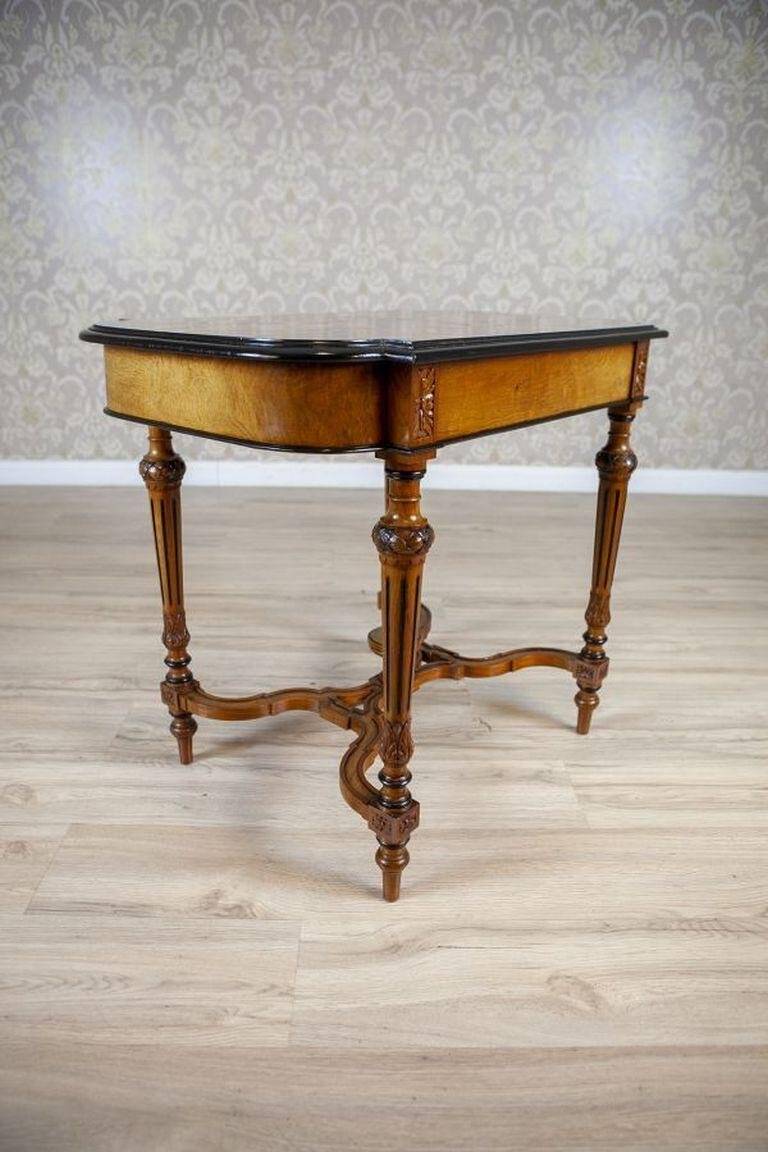 Late 19th Century Walnut Coffee Table, 1890s