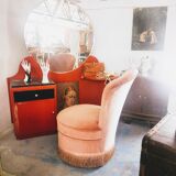 Fringed Velvet Pink Heater