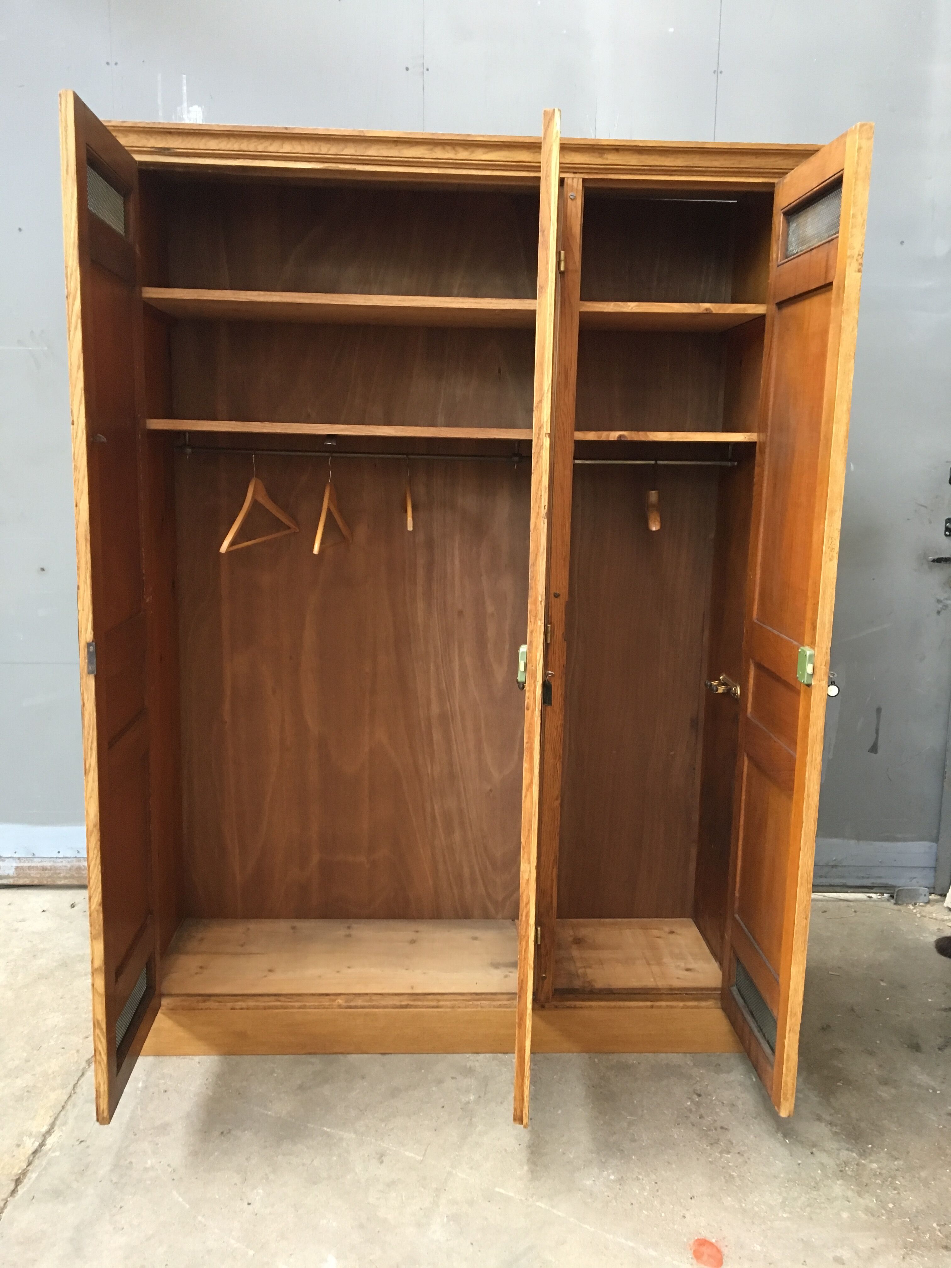 30s Oak cloakroom from the national bank in France