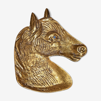 Empty bronze horse pocket